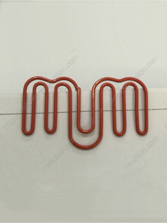 Letters Paper Clips | mm Paper Clips | Creative Stationery (1 dozen/lot)