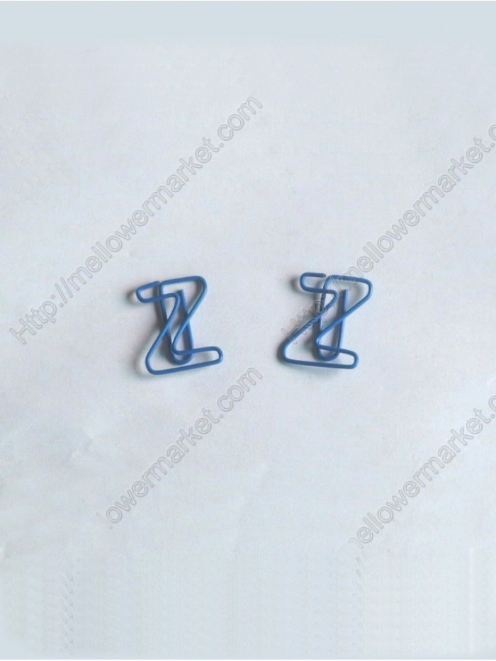 Letters Paper Clips | Letter Z Shaped Paper Clips | Creative Stationery (1 dozen)