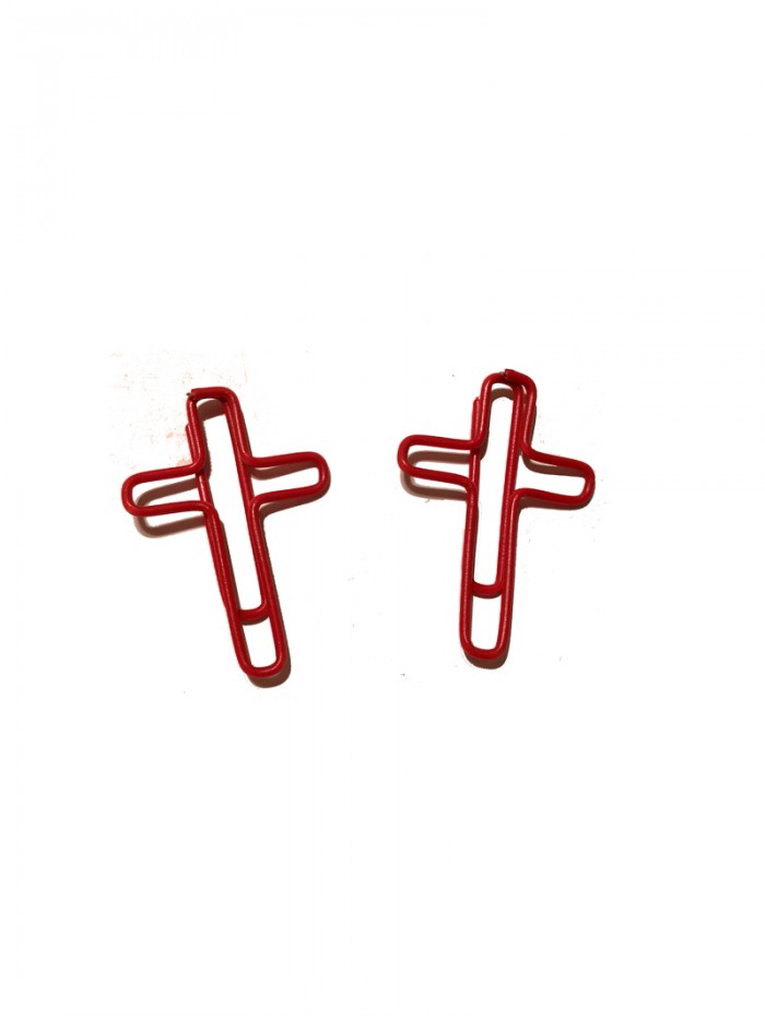 Logo Paper Clips | Religious Cross Paper Clips (1 dozen) 