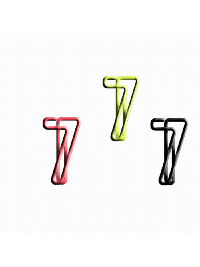 Number 7 Paper Clips | Numeric Paper Clips | Creative Stationery (1 dozen/lot)